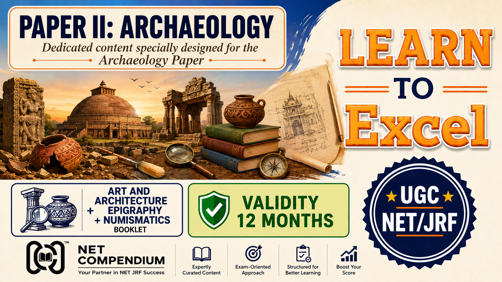 Art and Architecture + Epigraphy + Numismatics Booklet Combo (Archaeology)