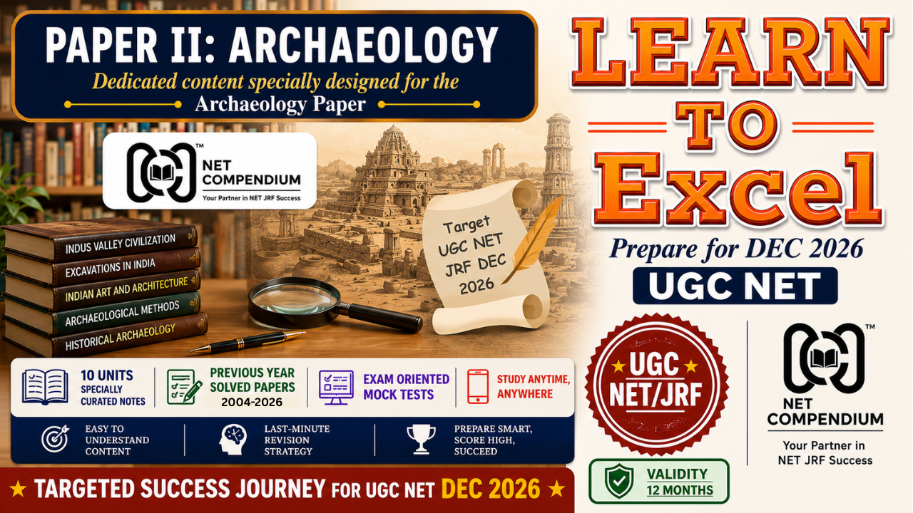 UGC NET JRF Archaeology 