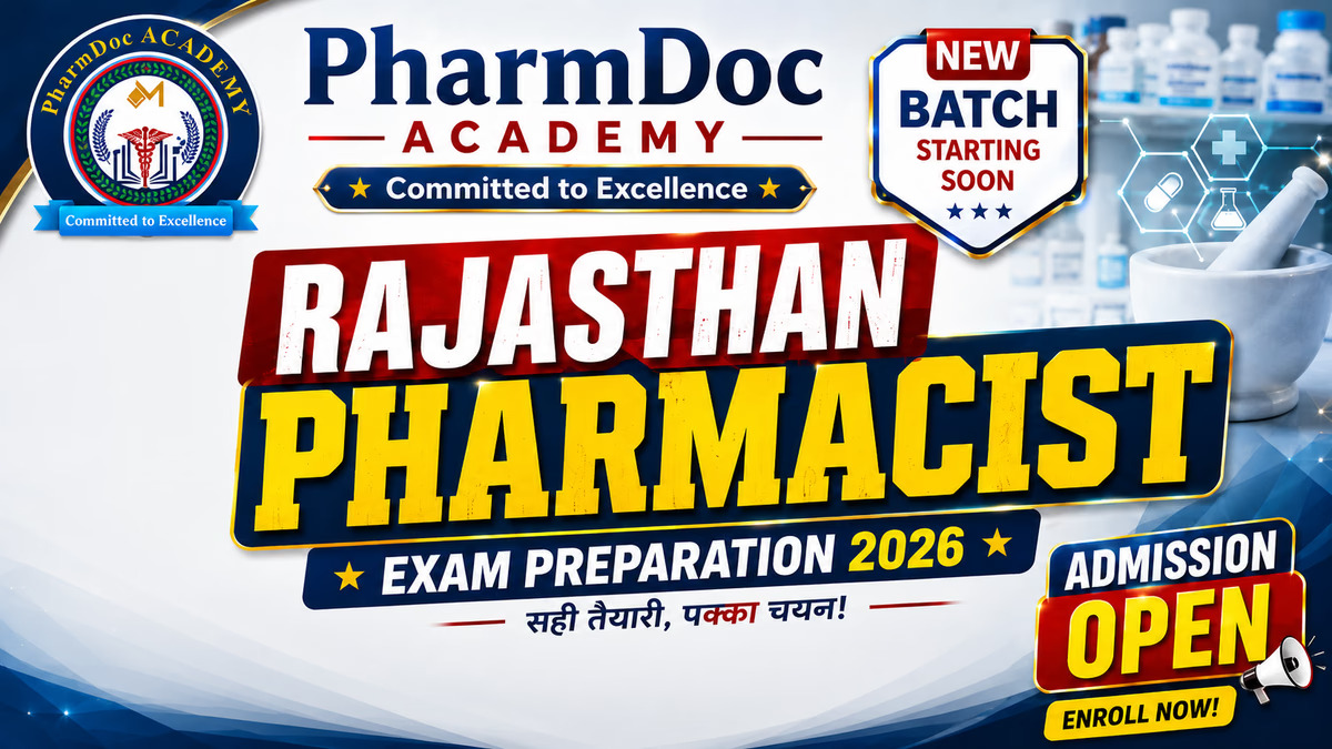 Rajasthan Pharmacist Exam.