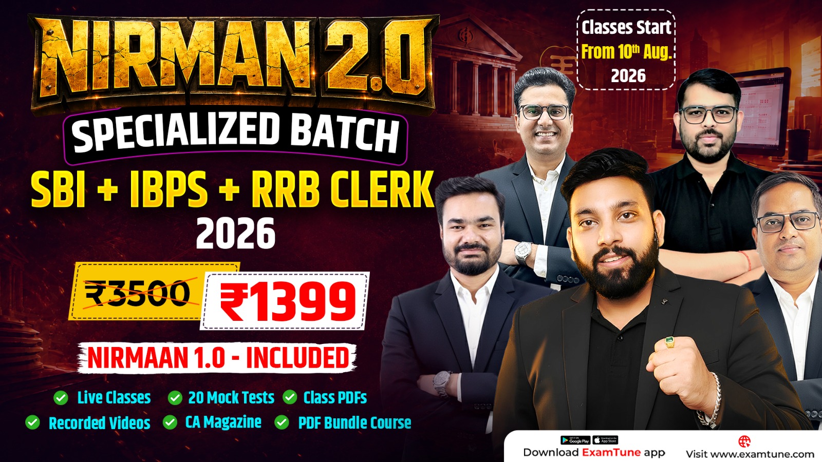 Bank Clerk Target Batch 2026 | SBI, IBPS & RRB Assistant (Nirman 2.0) Course