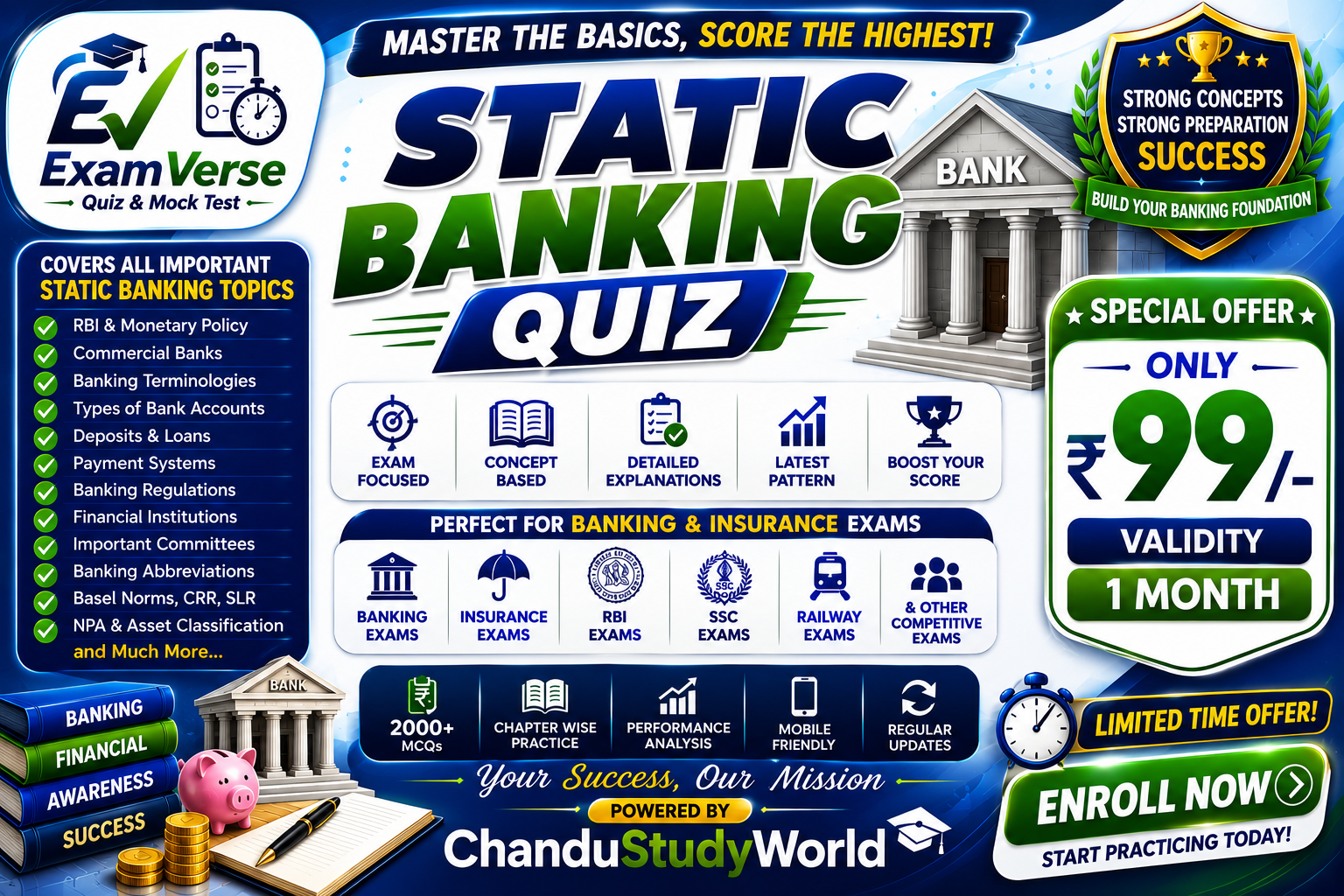 Static Banking (Bilingual) Quiz 