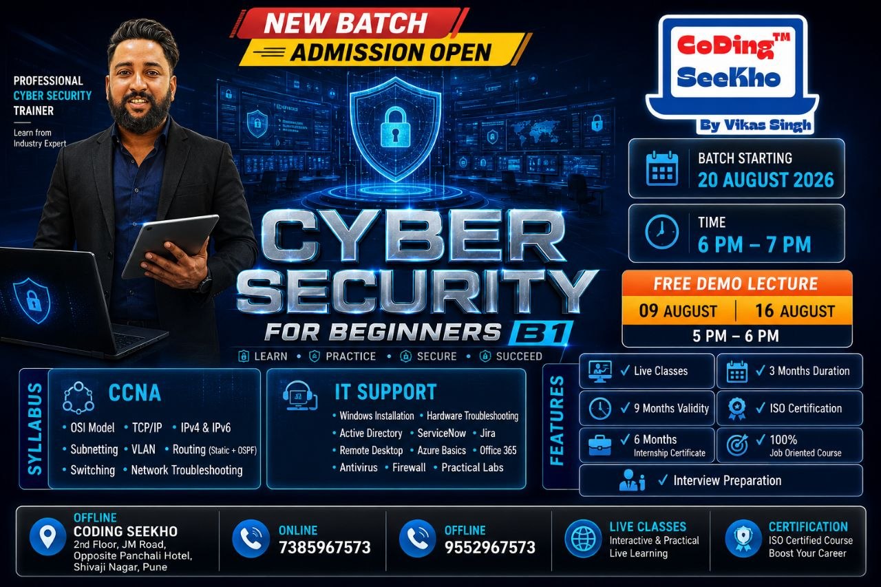 20 Aug: Cyber Security for Beginners B1