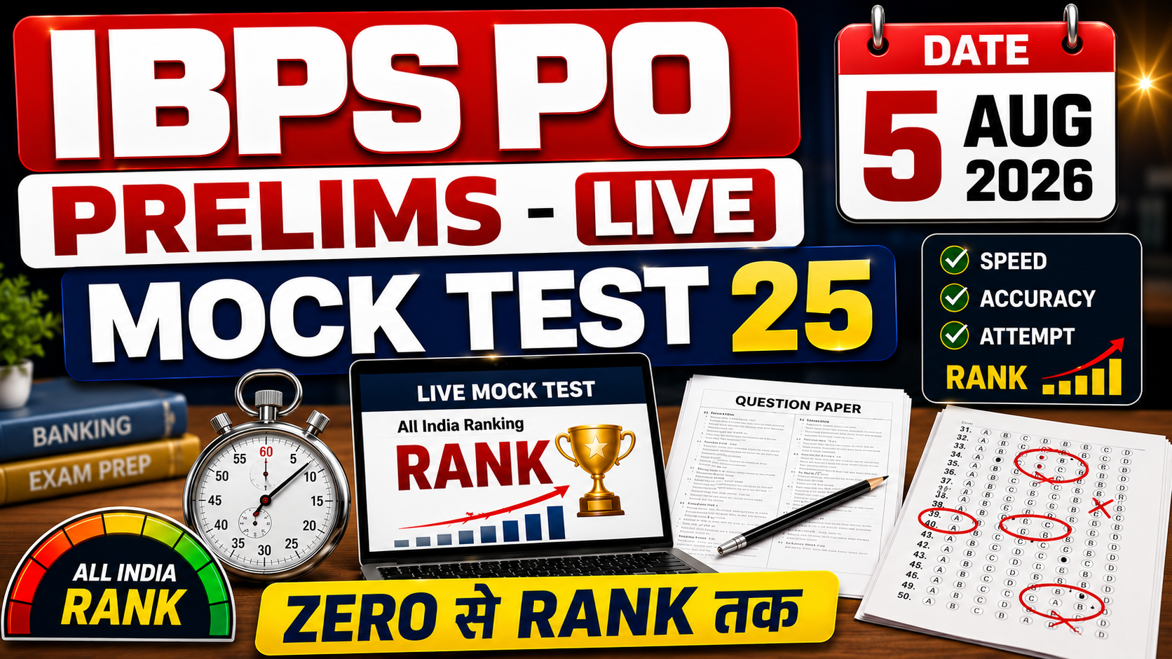 IBPS Prelims Live Mock 2026