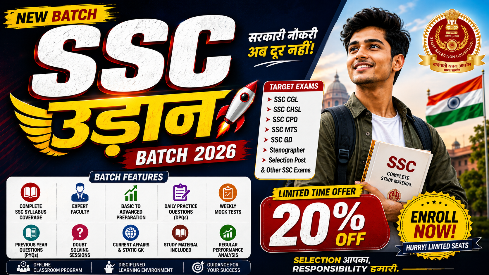 SSC उड़ान
