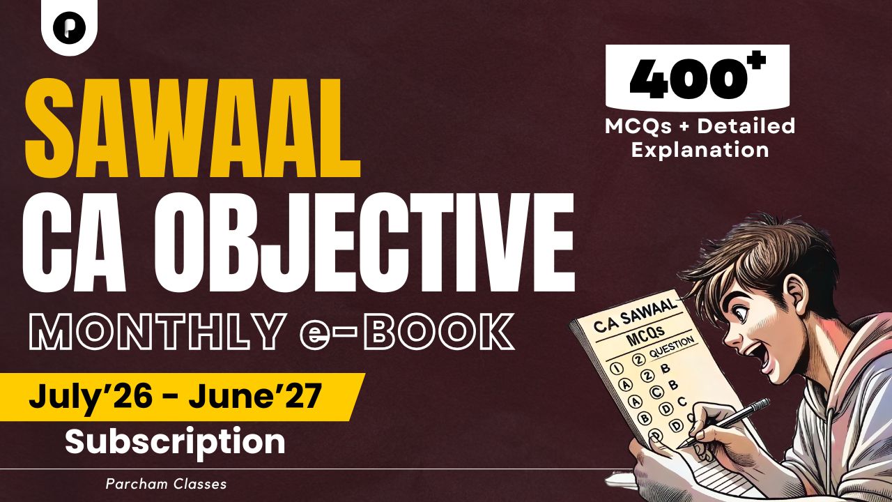 Sawaal CA Objective e-Book Subscription July 2026 - June 2027