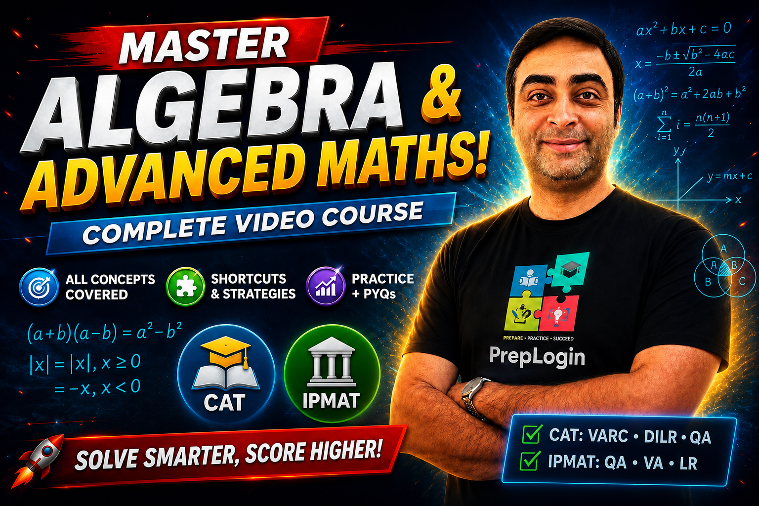 MASTER ALGEBRA & Advanced Maths