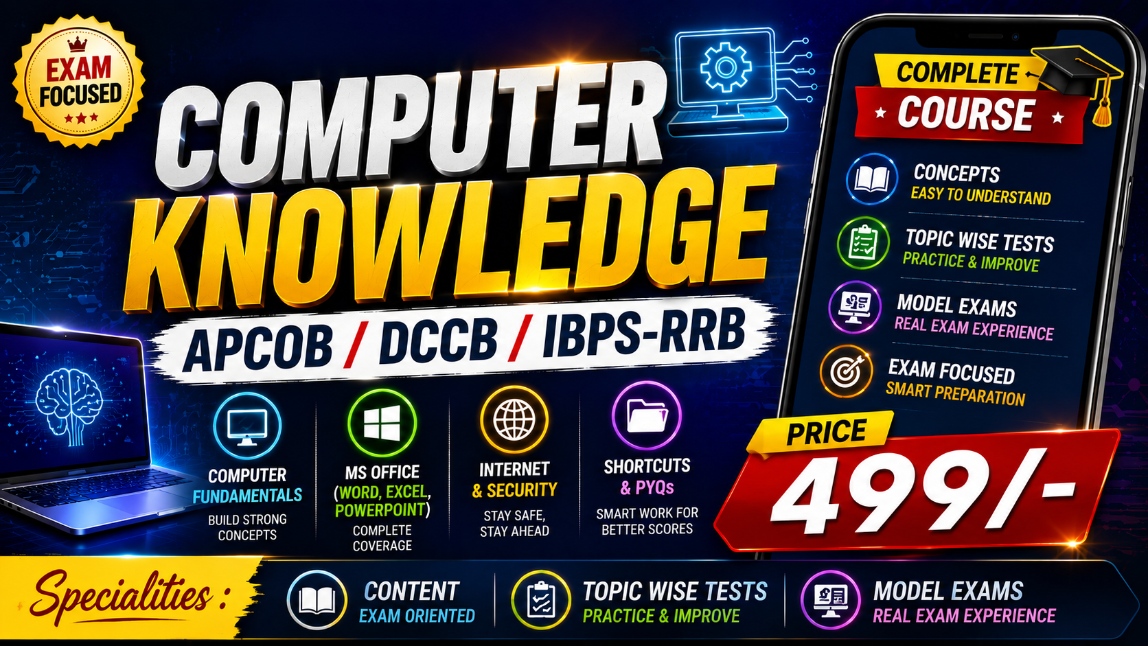 COMPUTER KNOWLEDGE : APCOB/DCC/IBPS-RRB 