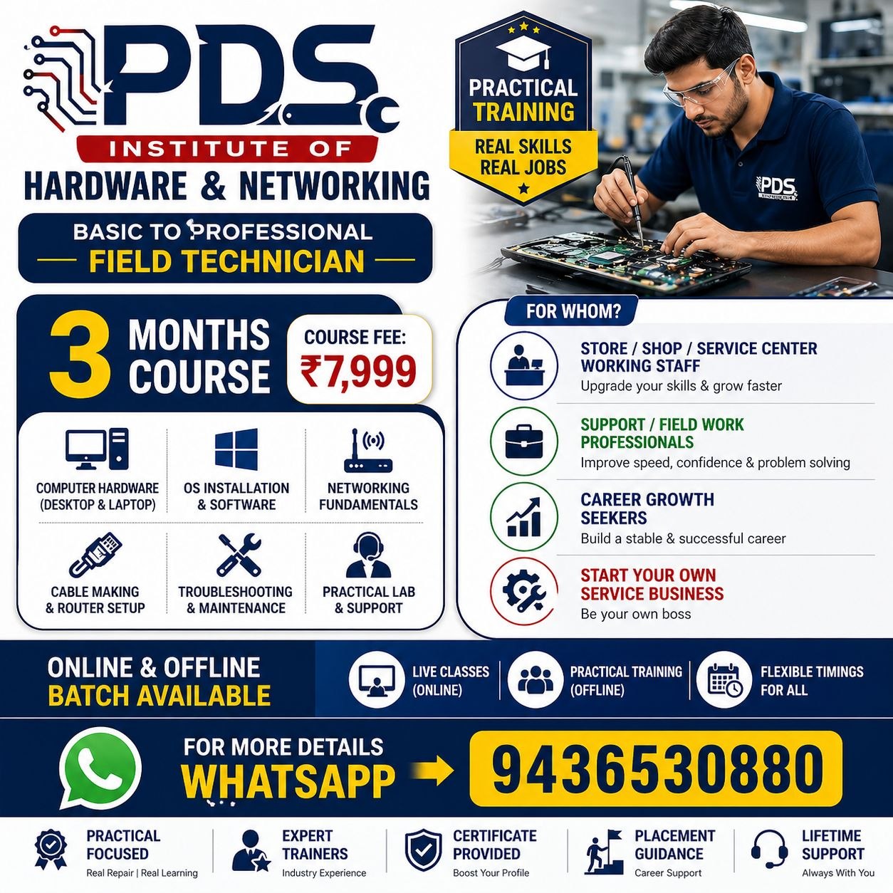 Hardware & Networking Field Technician - Hindi