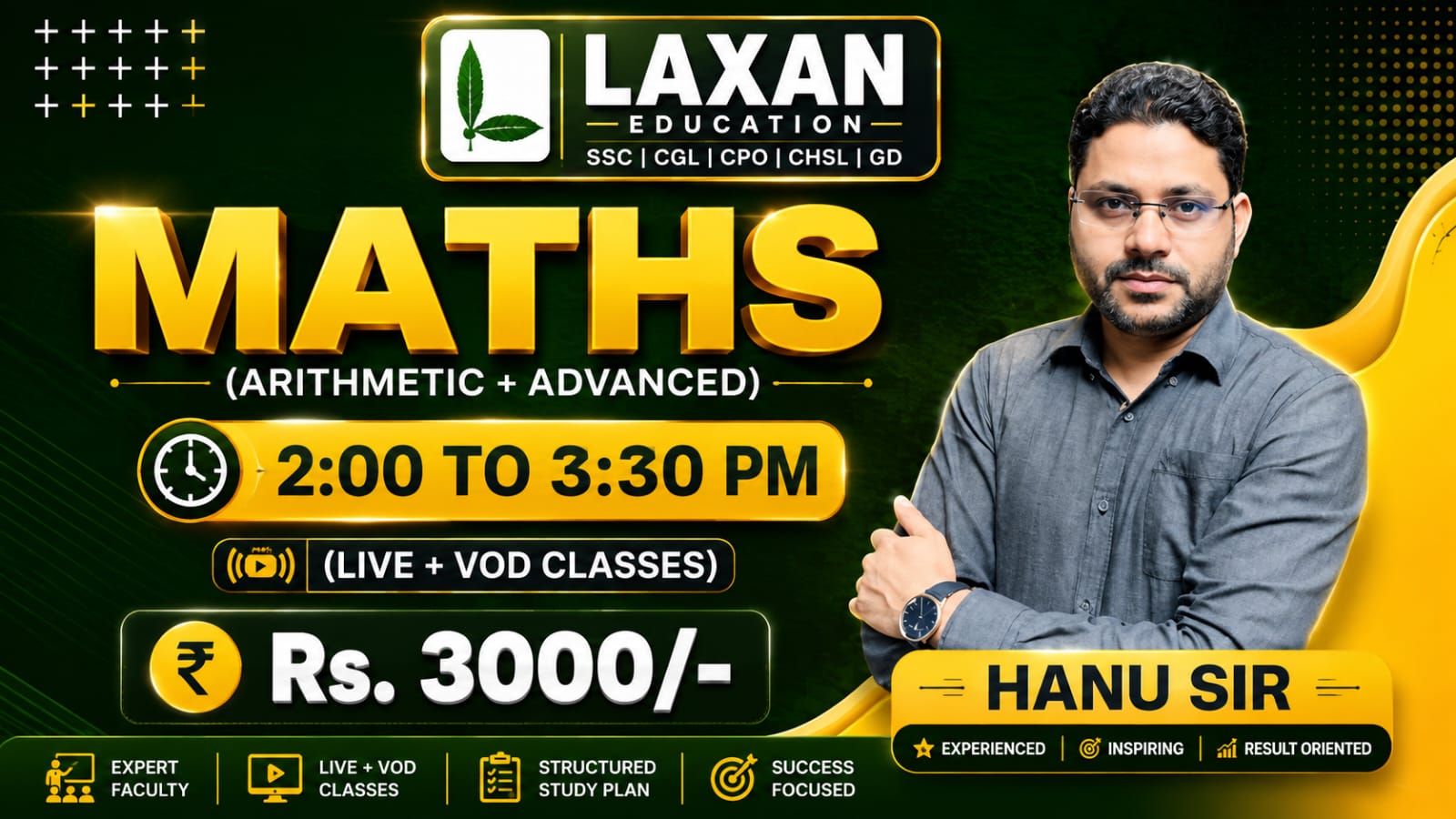 MATHS BY - HANU SIR - 2:00 PM