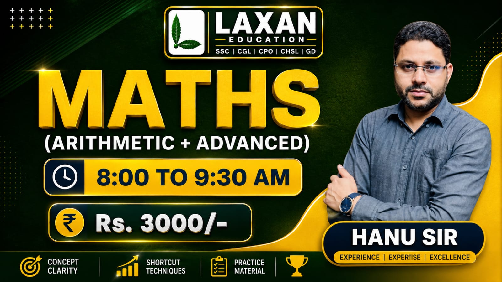 MATHS BY - HANU SIR - 8:00 AM 2026