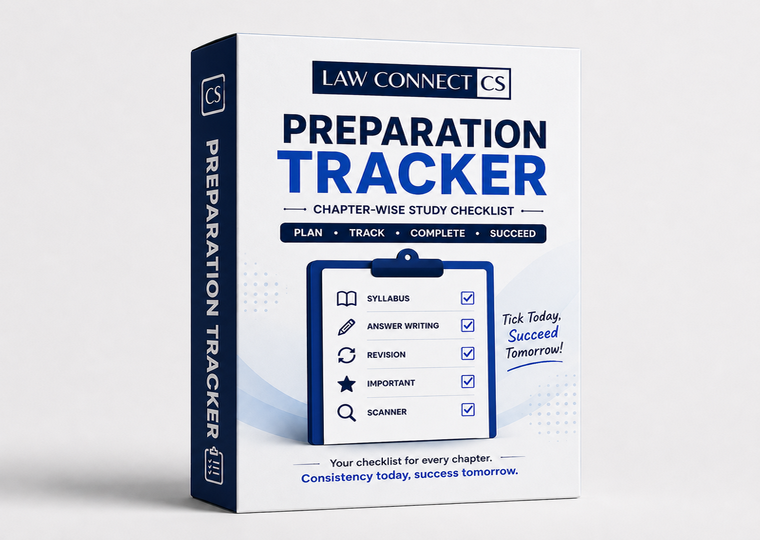 Preparation Tracker - CS Executive & CS Professional