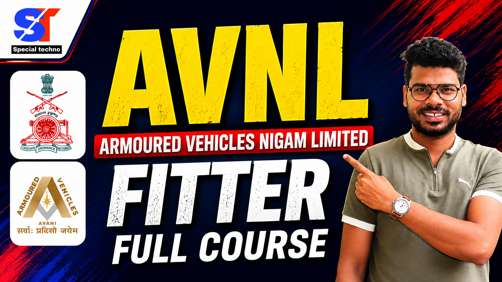 ORDNANCE FACTORY (AVNL) Junior Technician (Fitter General) Full Course | By Special Techno
