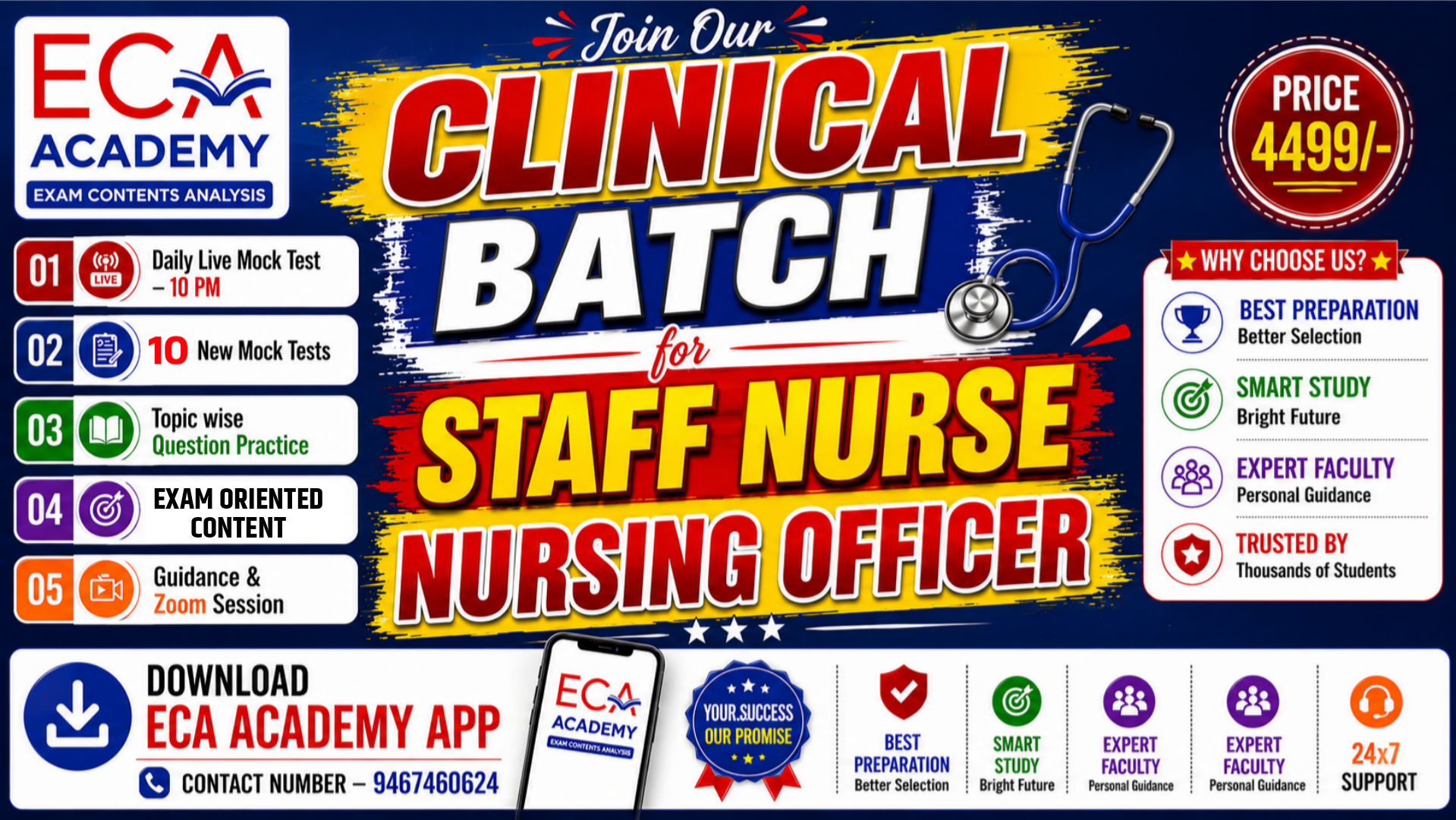 STAFF NURSE -CLINICAL BATCH 