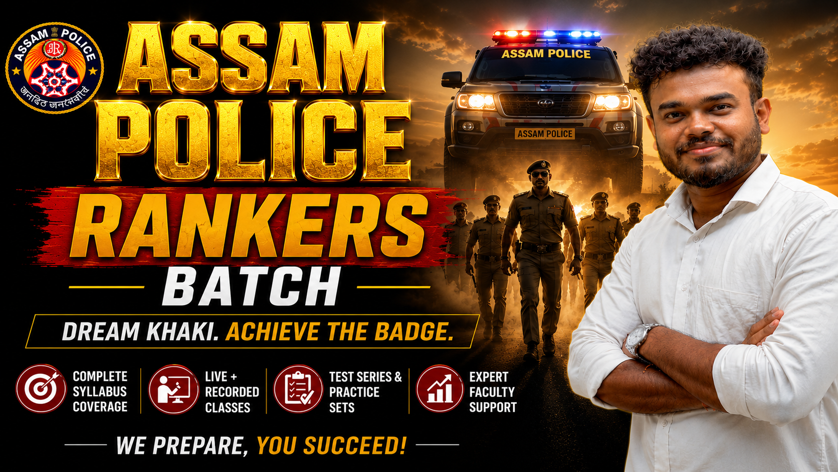 Rankers Batch : Assam Police & Forest 2026-2027 