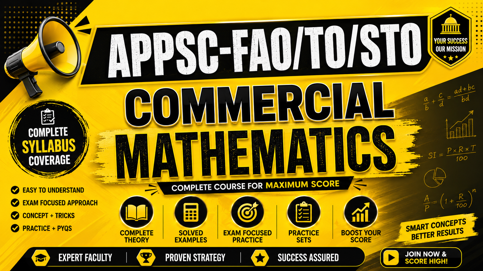 FAO/TO/STO : Commercial Mathematics