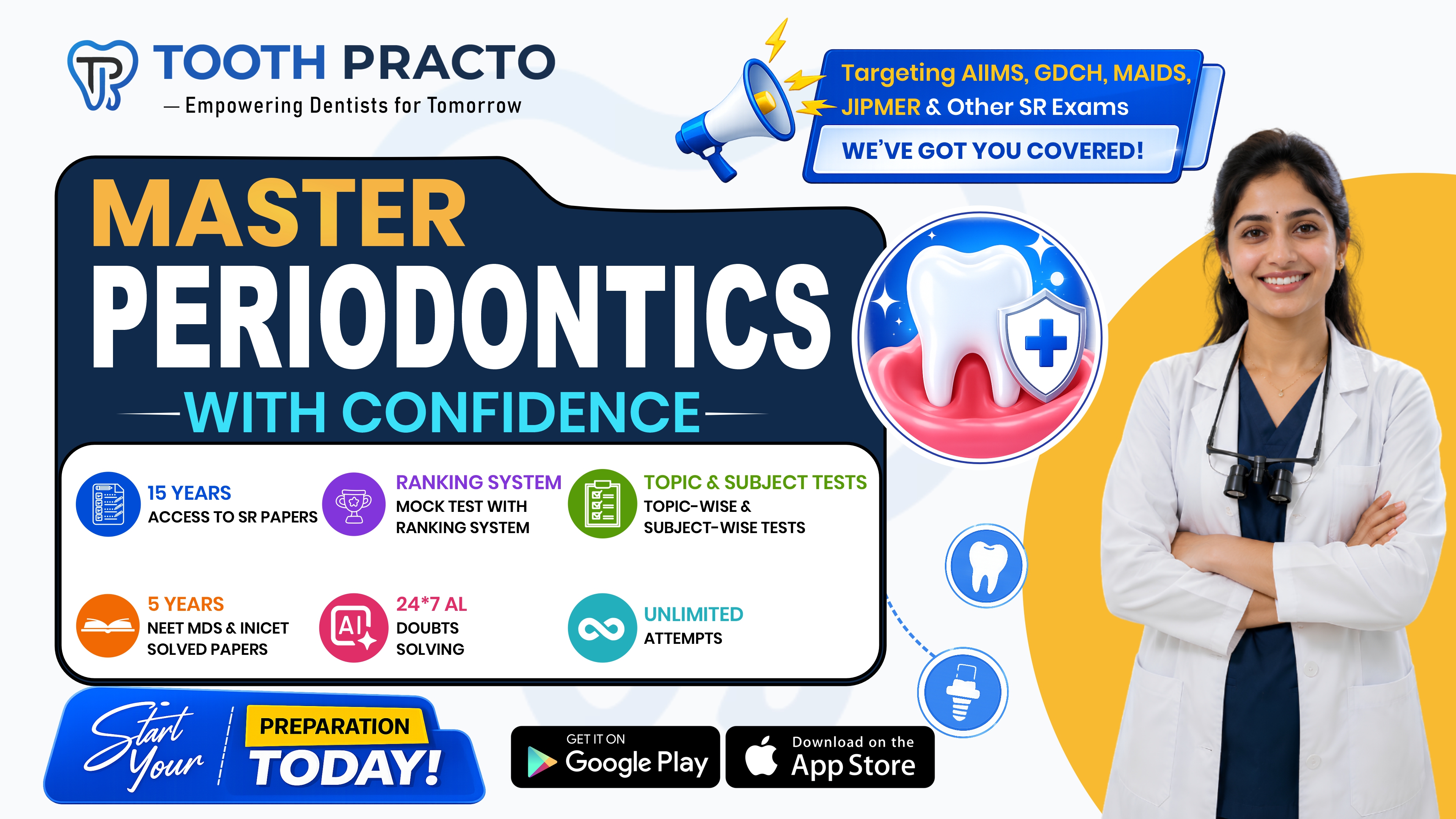 PERIODONTICS SR TEST SERIES
