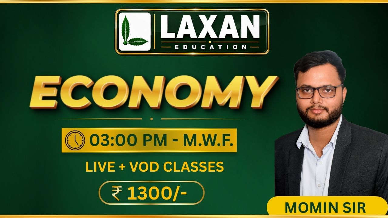 ECONOMY BY - MOMIN SIR ( M. W. F. - 3:00 PM)