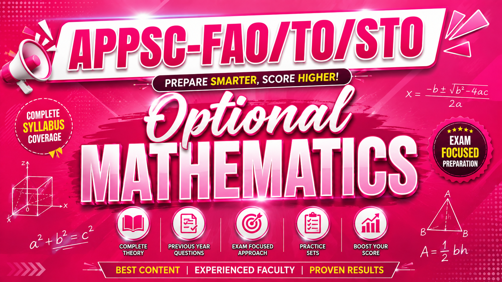 FAO/TO/STO : Optional Mathematics