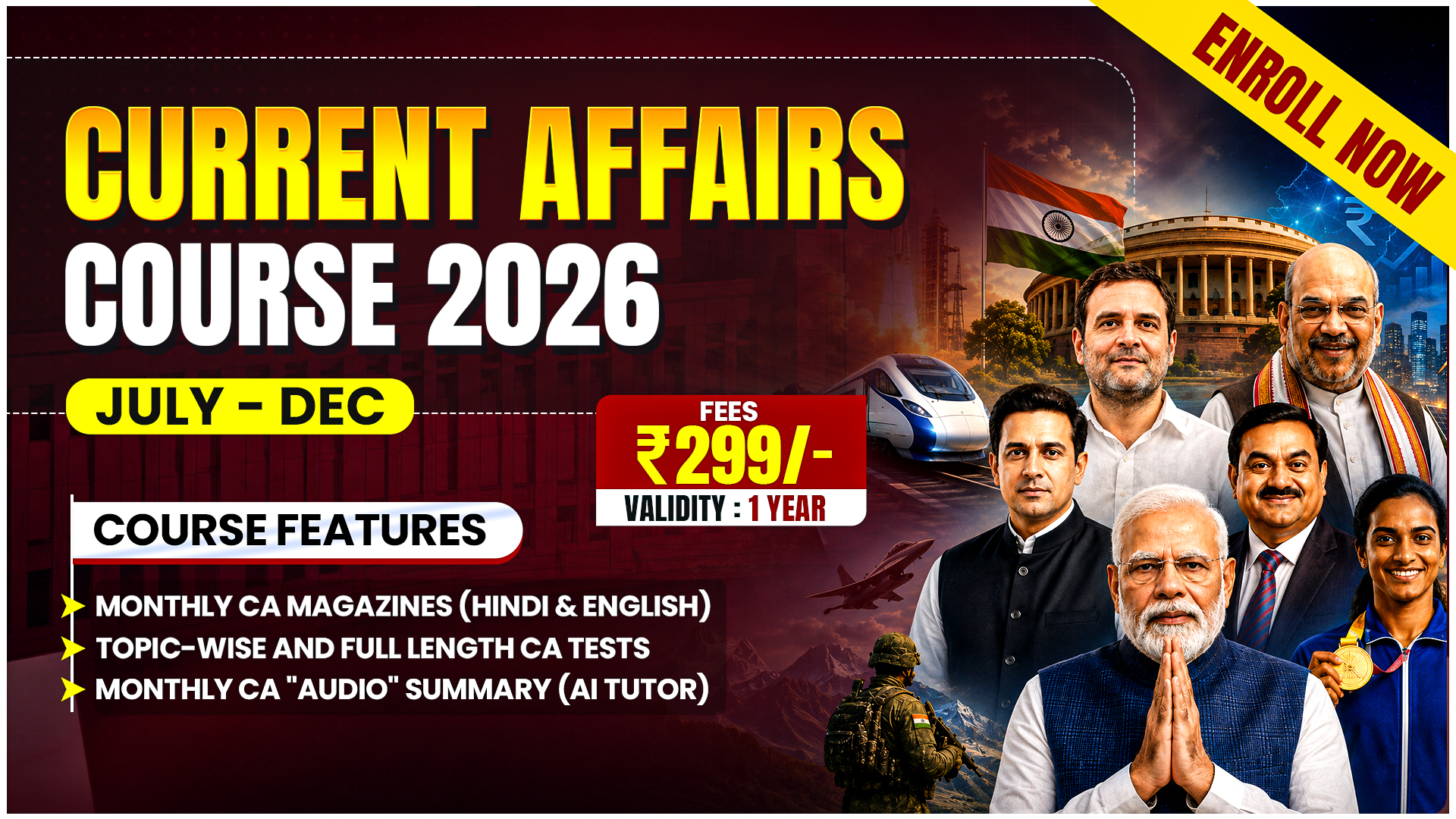 CURRENT AFFAIRS COURSE - 2026 (JULY-DEC)