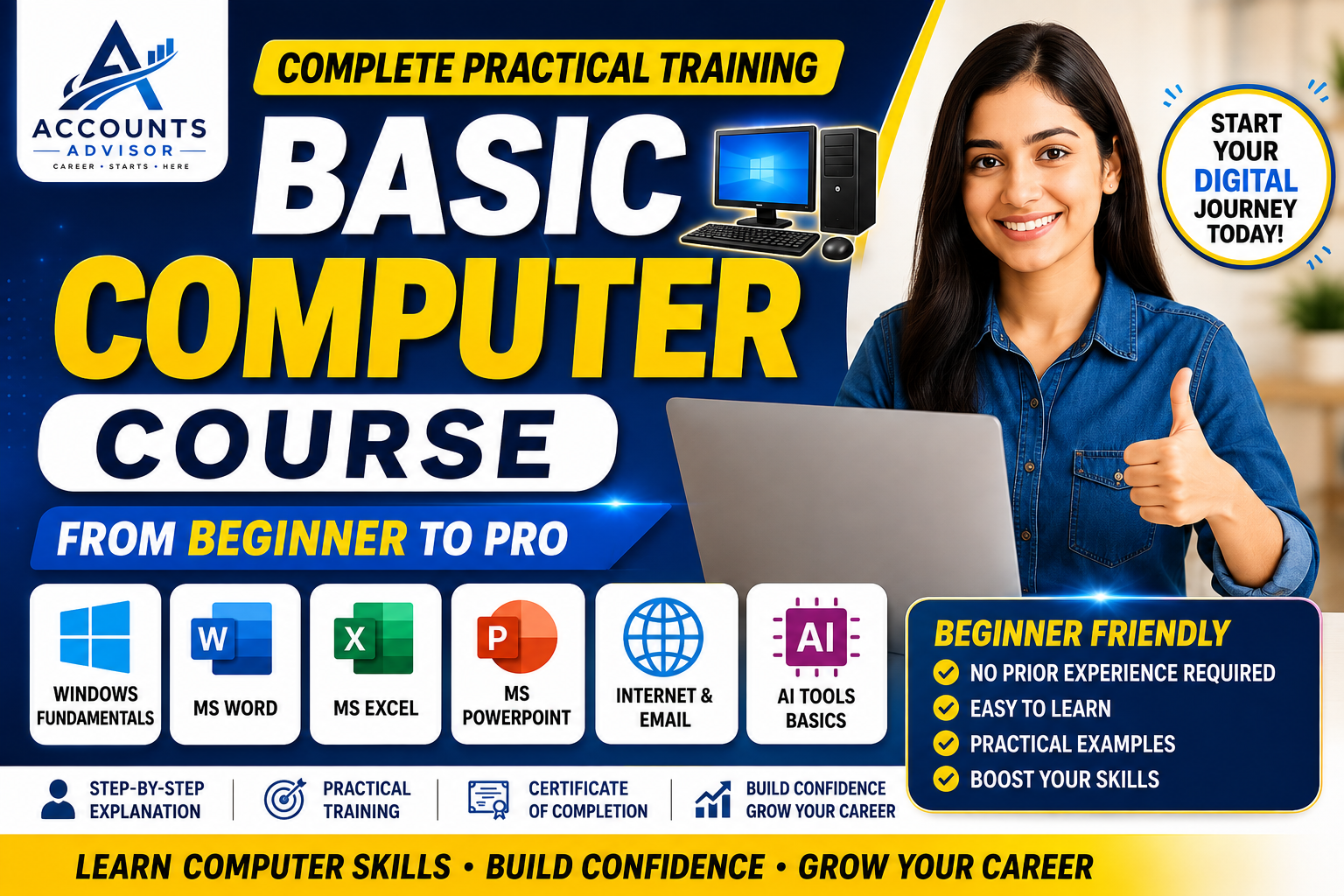 Basic Computer Course – Complete Computer Training for Beginners