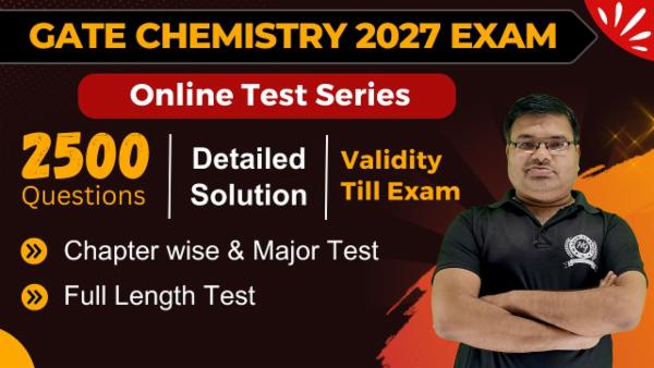 Test Series GATE 2027 Chemistry (Validity Till Exam)