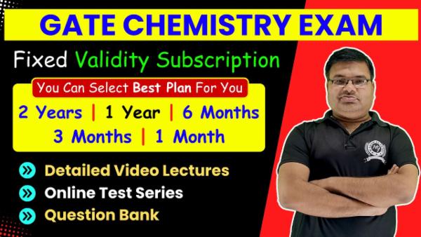 GATE Chemistry Fix Validity Subscription