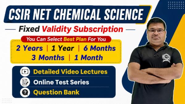 CSIR NET Chemical Science Fix Validity Subscription
