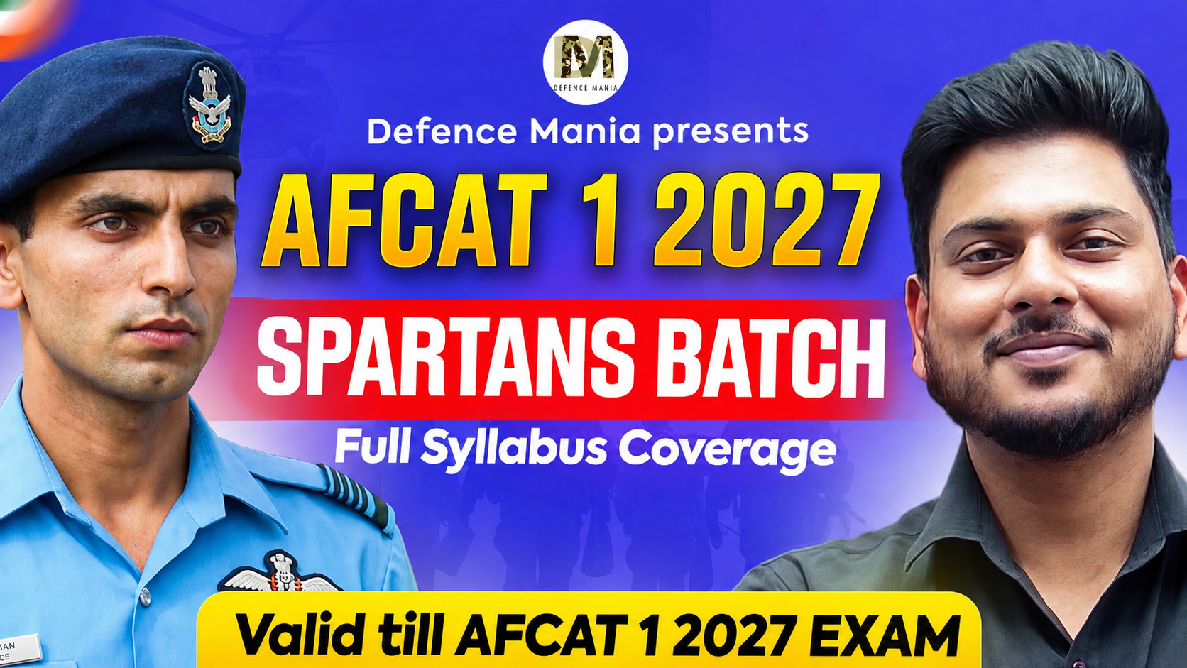 Target AFCAT 1 2027 (Live + Recorded)