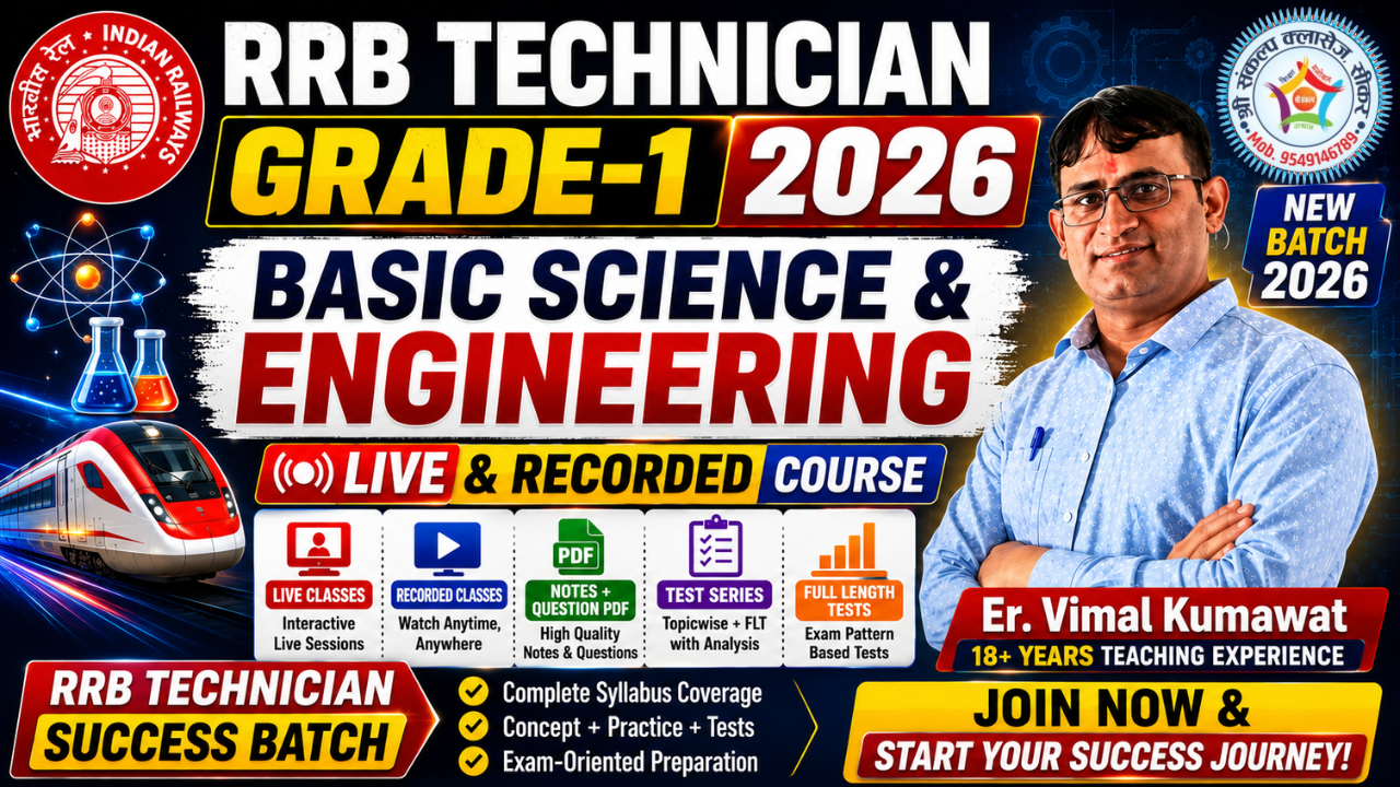 RRB TECHNICIAN-I BASIC SCIENCE & ENGG