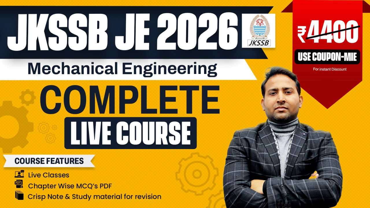 JKSSB JE 2026 LIVE Course