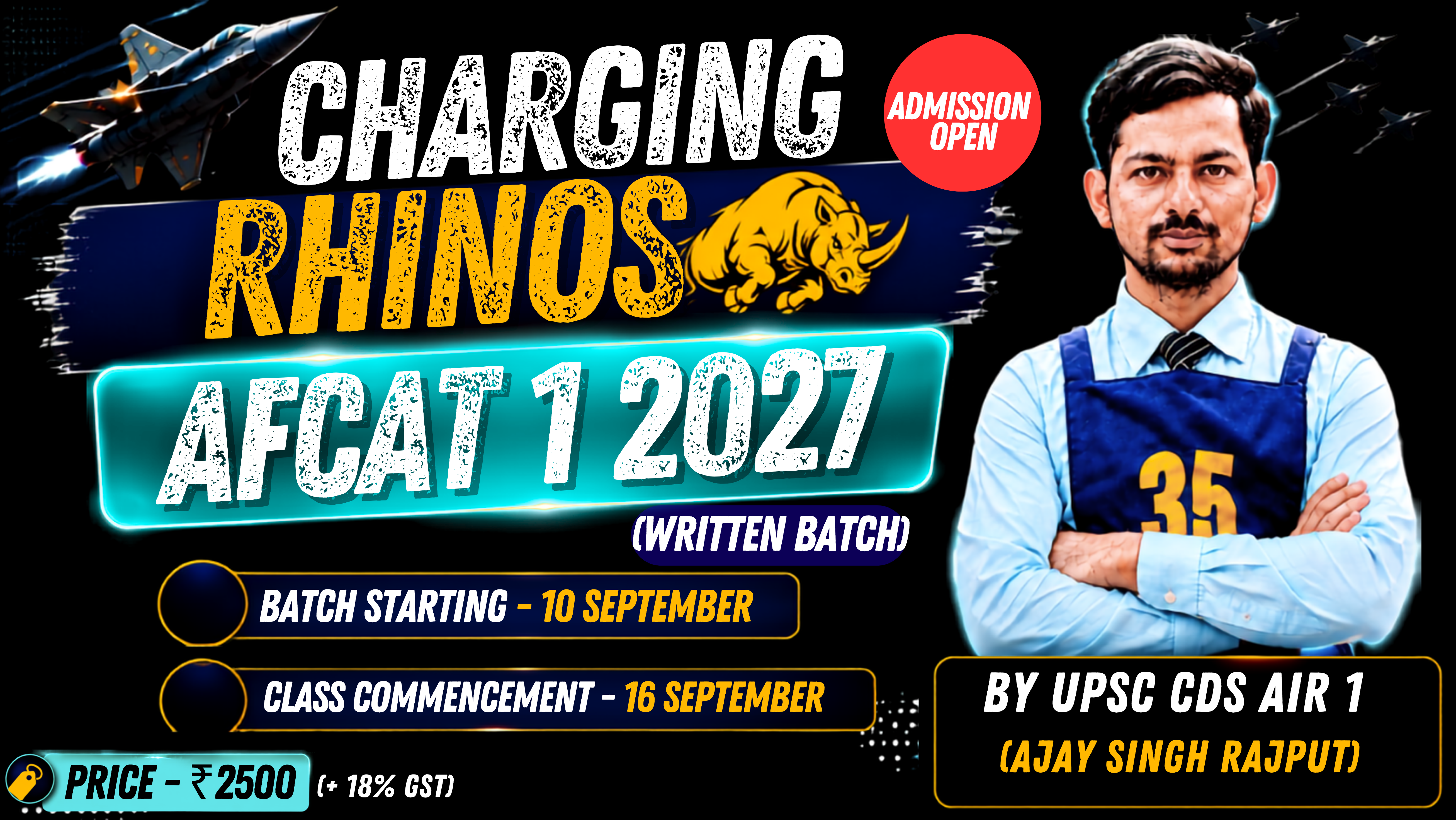 Charging Rhinos (AFCAT 1 2027)