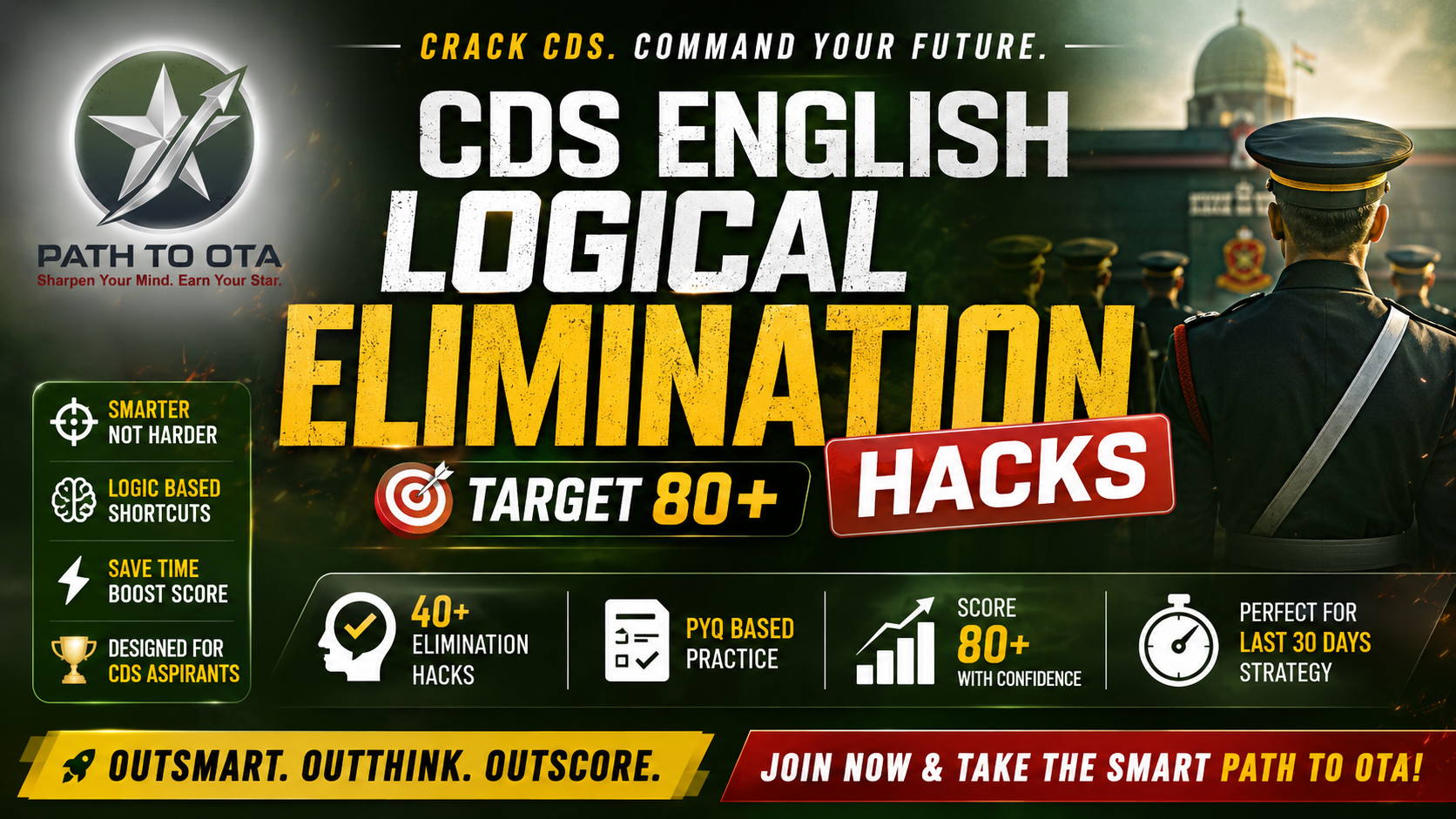 CDS English Logical Elimination Hacks: Target 80+
