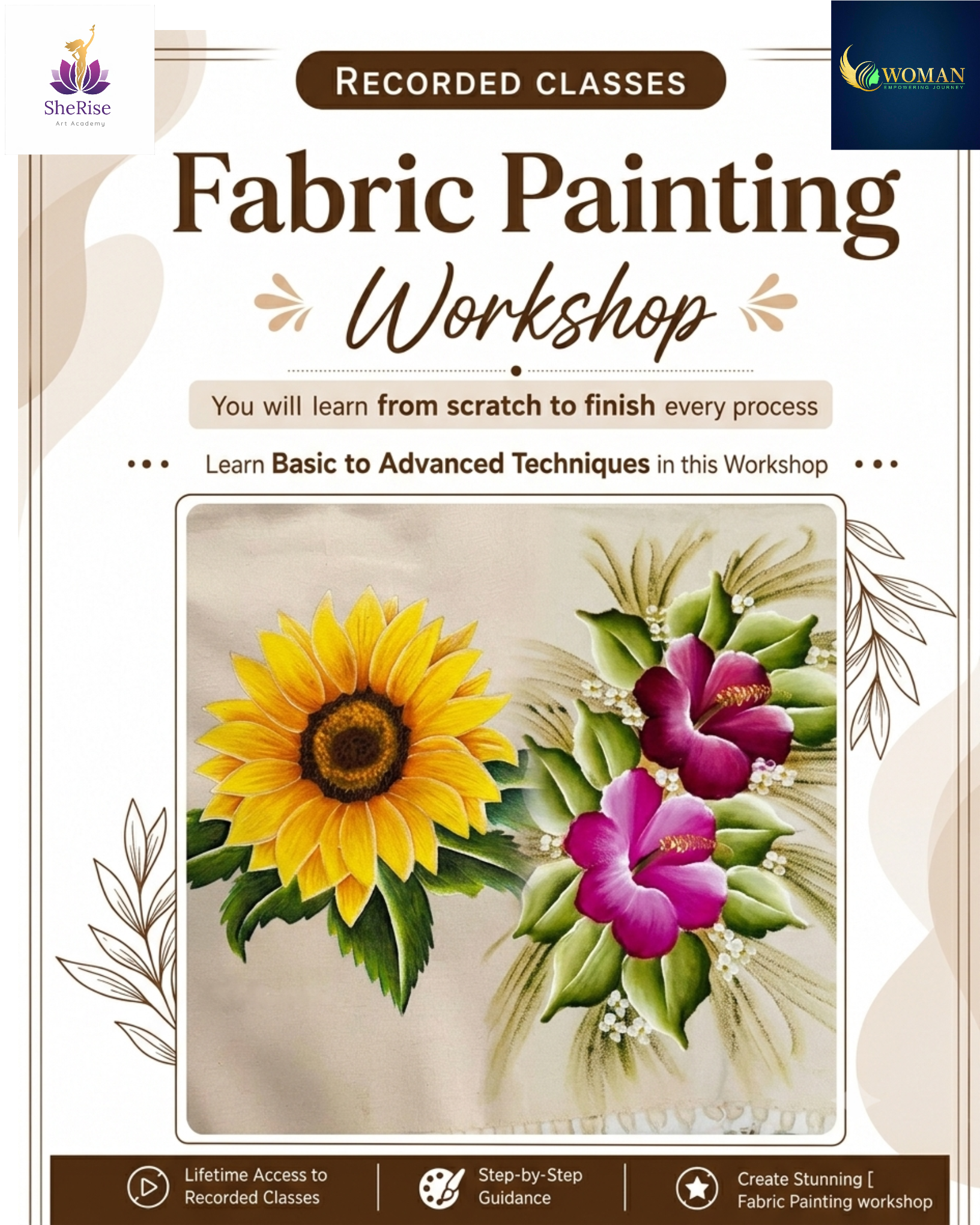 FLOWER PAINTING WORKSHOP