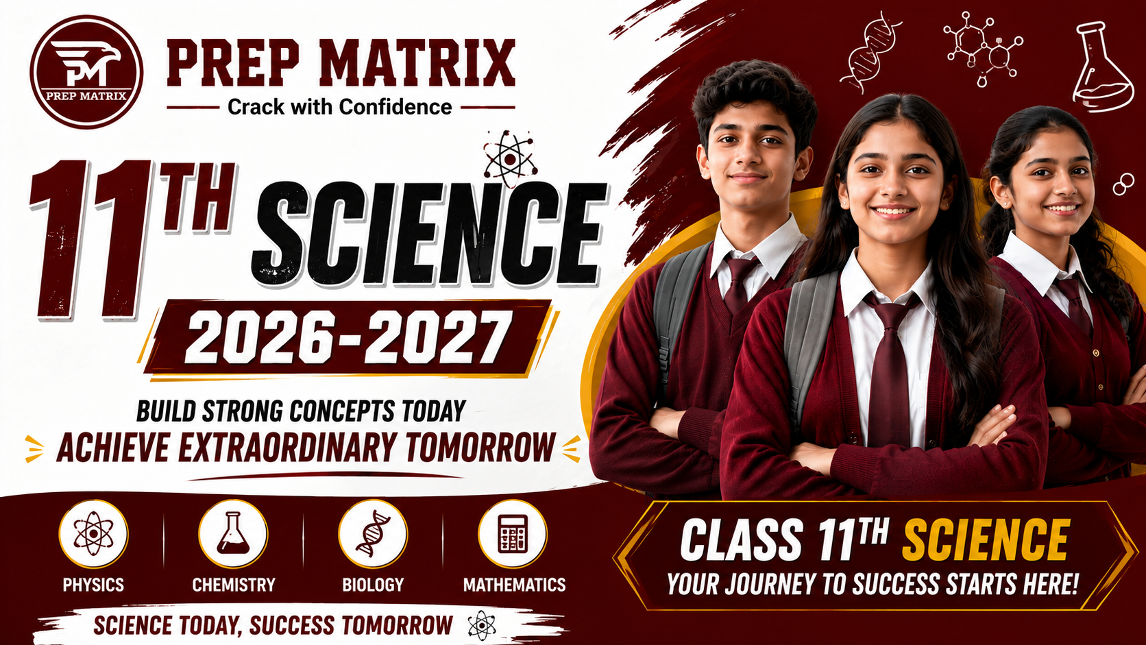 Class 11th Science 2026–27 | Build Your Foundation, Shape Your Future