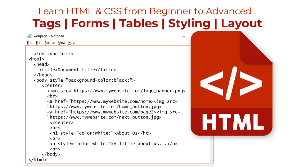 HTML WITH CSS