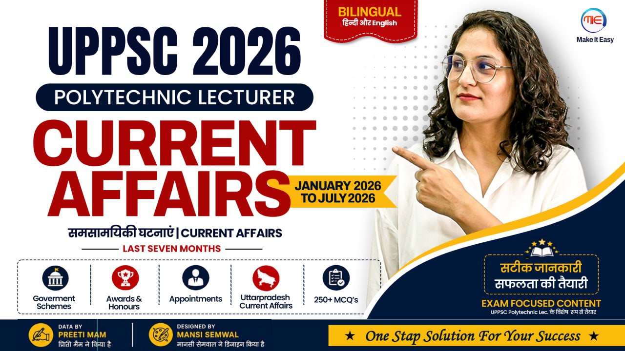 UPPSC POLY. LEC. CURRENT AFFAIRS 2026