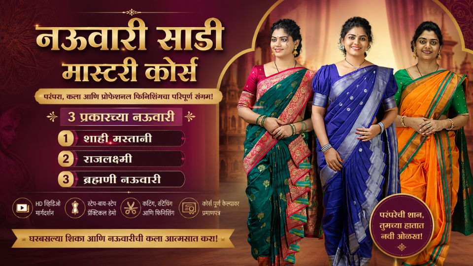 नऊवारी साडी मास्टरी कोर्स