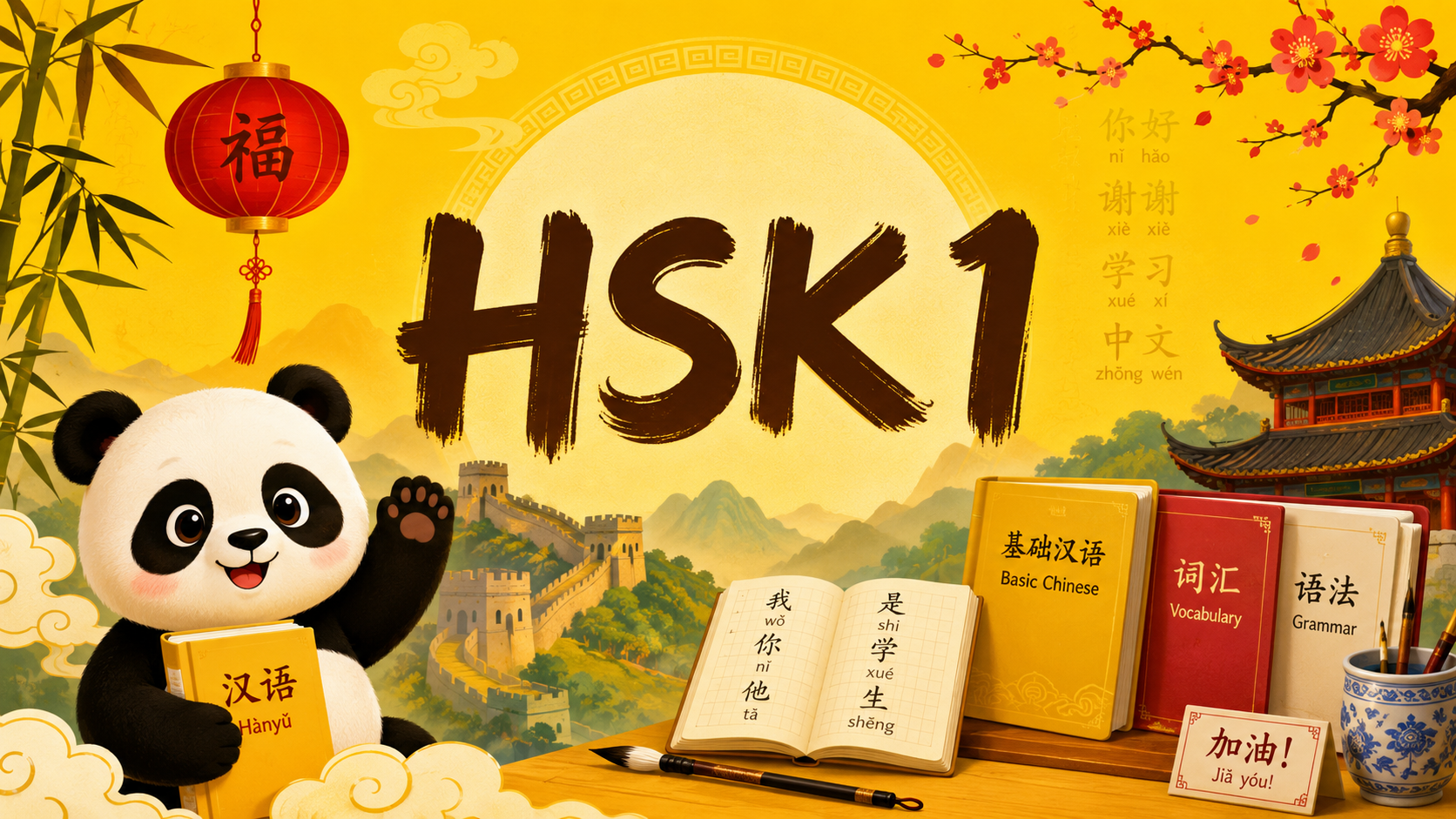 HSK 1 Recorded Videos + AI Homework ChatBot 