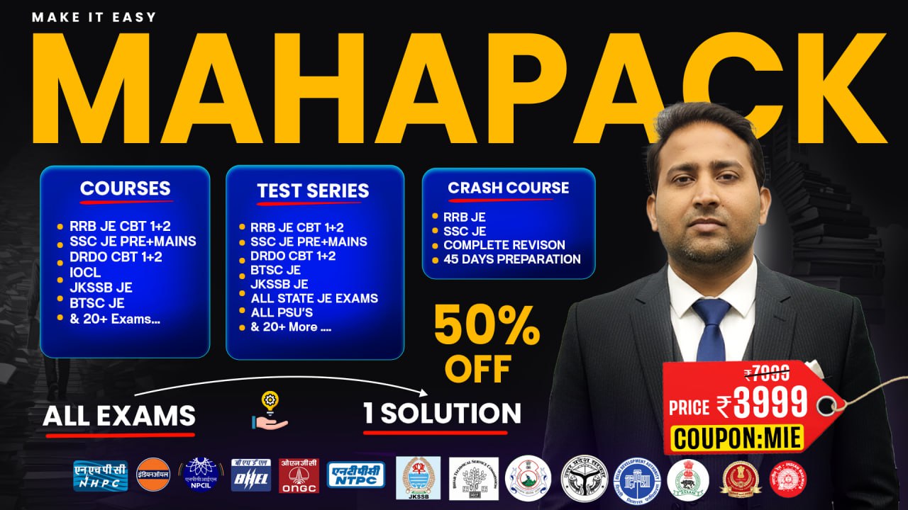 MAHAPACK for ALL JE Exam