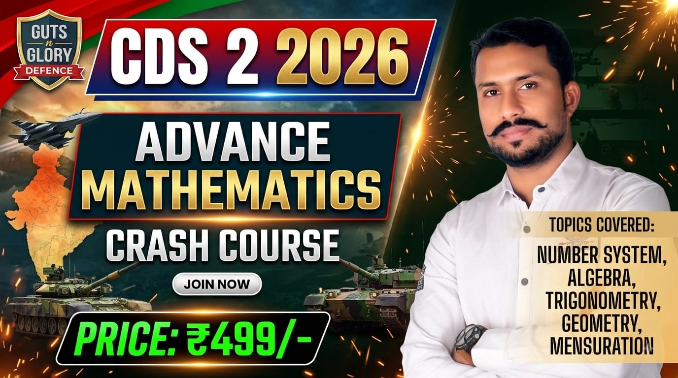 CDS (||) 2026 ADVANCE MATHS