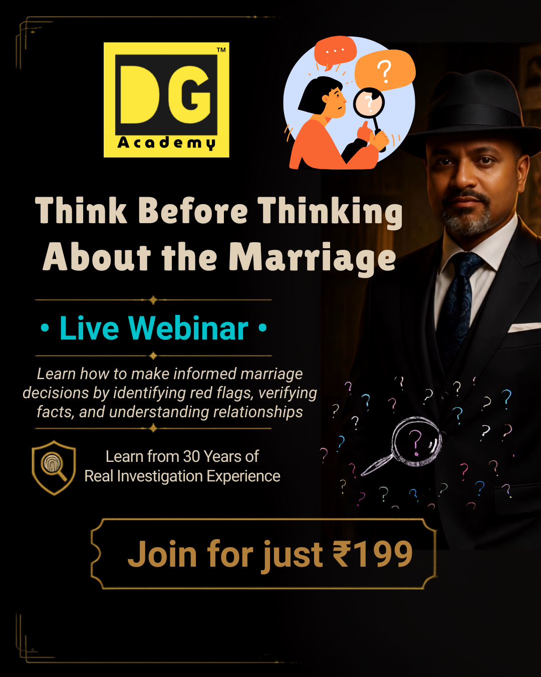 Think Before Thinking About the Marriage™