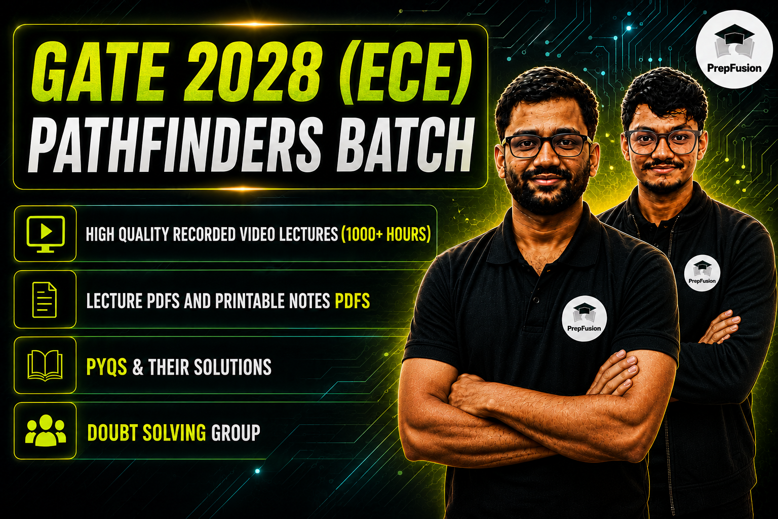 GATE 2028 FULL COURSE (ECE) : THE PATHFINDERS 
