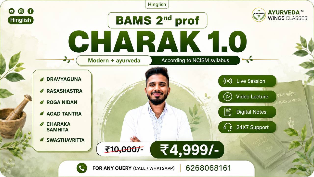 Charak 1.O [ BAMS 2nd Prof. ]