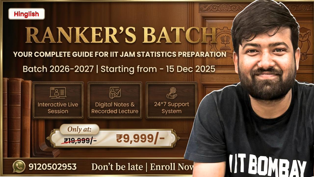 Rankers Batch for IIT JAM 27