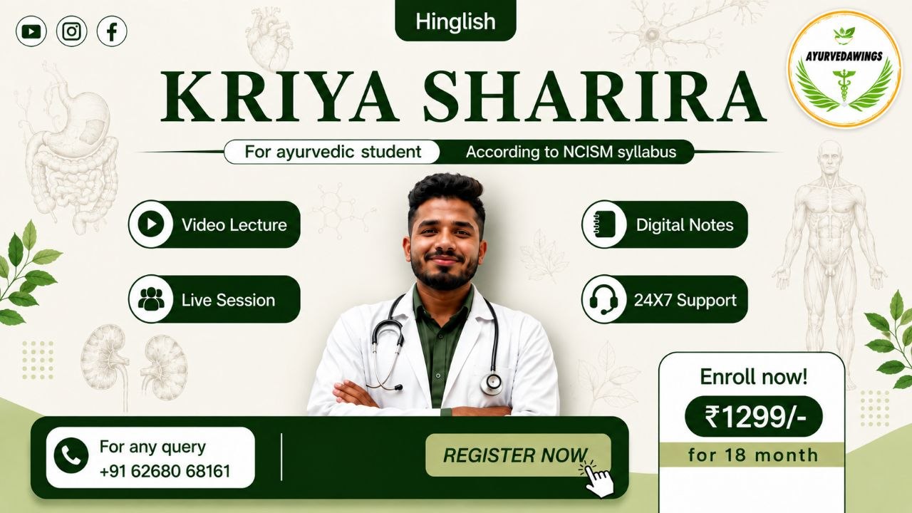 Kriya Sharira - Ayurveda + Modern