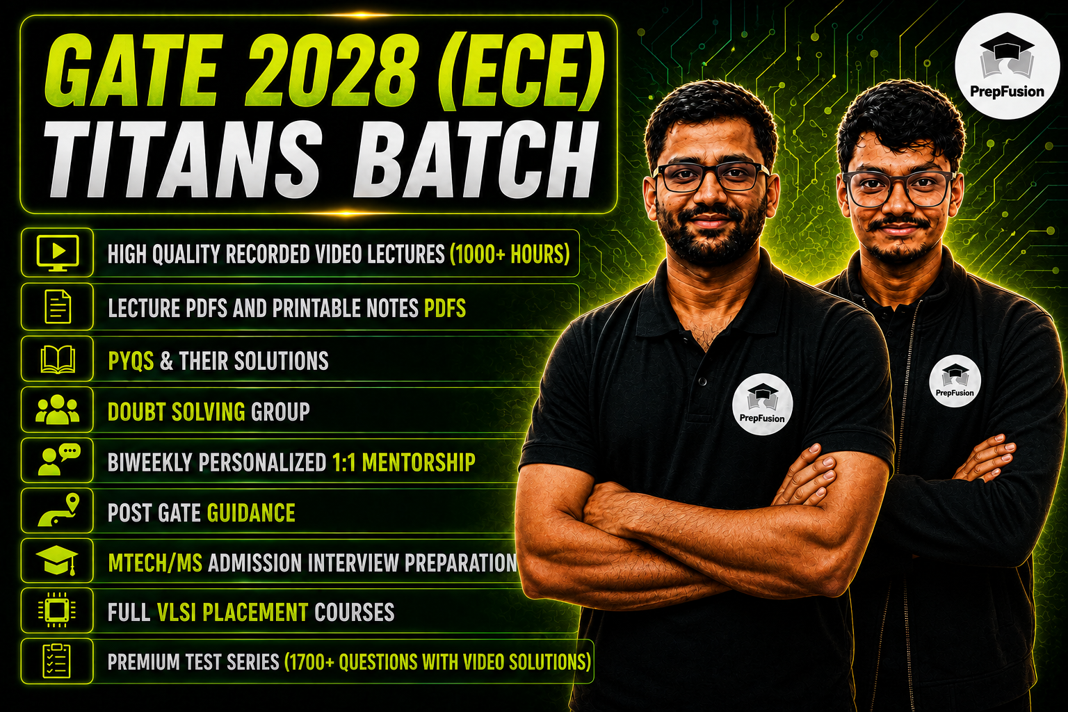 GATE 2028 FULL SUBSCRIPTION (ECE) : TITANS BATCH