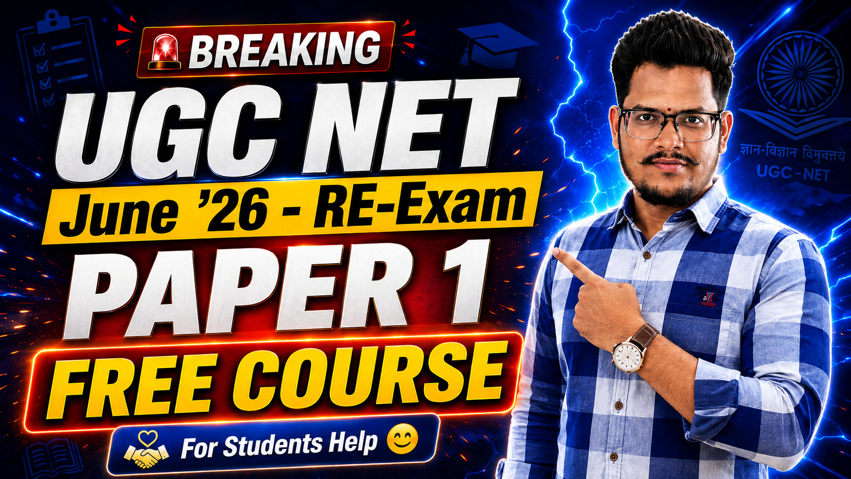Paper 1 - FREE Course for UGC NET Re-Exam June 2026 by Dr. Shiva sir
