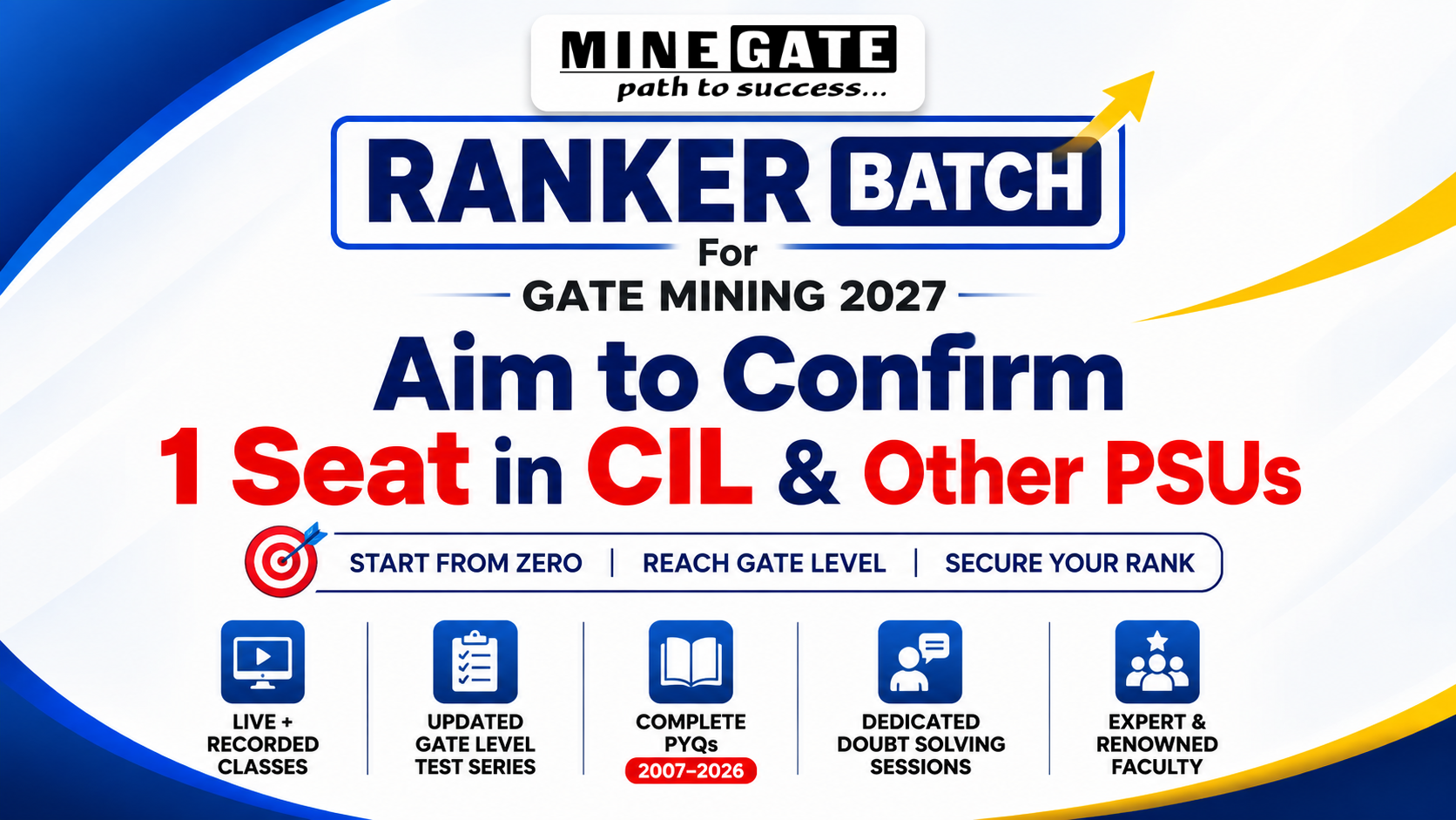 RANKER BATCH For GATE MINING 2027