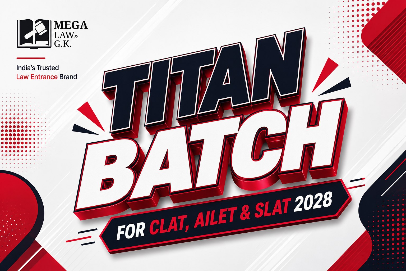 TITAN BATCH (CLAT/ AILET/ SLAT 2028)