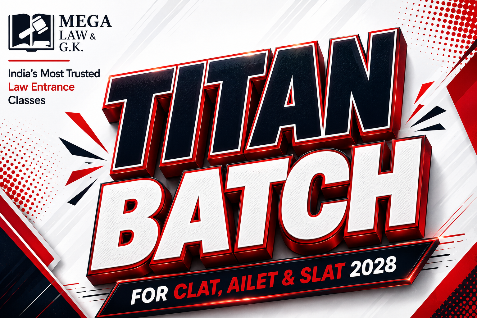 TITAN BATCH (CLAT/ AILET/ SLAT 2028)
